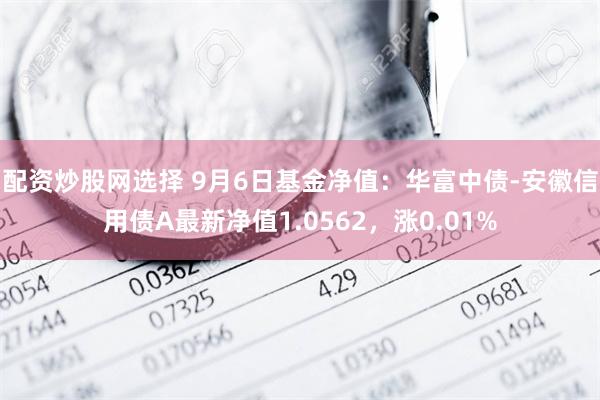 配资炒股网选择 9月6日基金净值：华富中债-安徽信用债A最新净值1.0562，涨0.01%