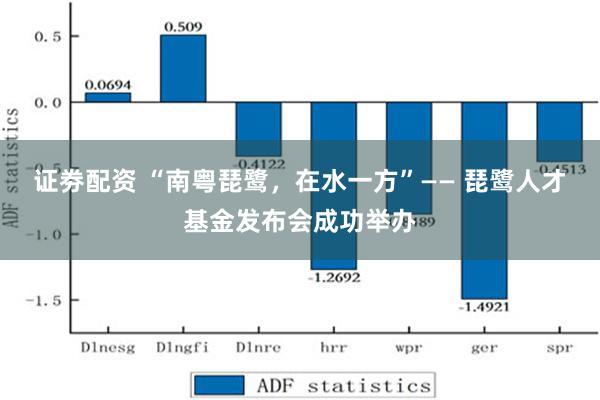 证劵配资 “南粤琵鹭，在水一方”—— 琵鹭人才基金发布会成功举办